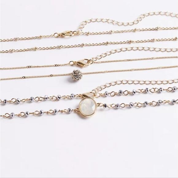 torrid Jewelry - TORRID OPAL CHOKER SET OF 3 IN GOLD TONE